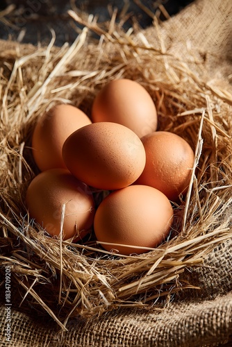 eggs in the nest