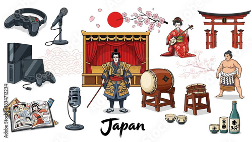 Explore Japan's rich culture from ancient traditions to modern entertainment with sumo wrestlers, geishas, anime, and gaming for an unforgettable journey