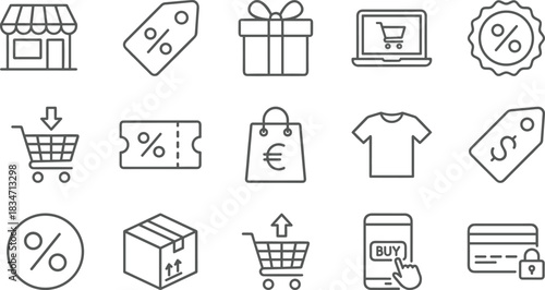 Achievement, Success, and Excellence Icons Set, Career Goals, Reward, Trophy, Target, Organizational Chart, Outline Vector