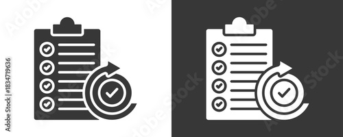 Follow Up Icon Set Vector Collection Isolated In Black And White