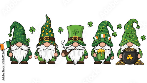 Festive Leprechaun Gnomes A Collection of St