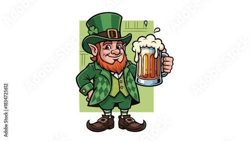 Leprechaun with Beer St