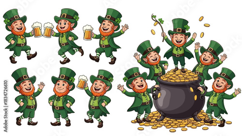Leprechauns Celebrating St