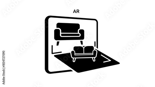 Augmented reality furniture placement app