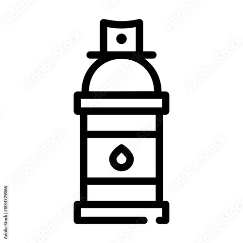 aerosol can Line Icon