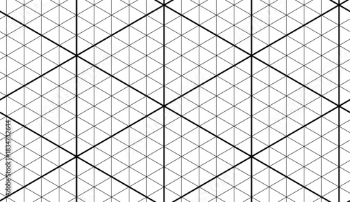 Isometric grid pattern
