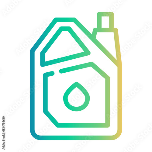 oil Line Gradient Icon