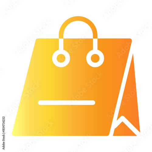 paper bag Gradient icon