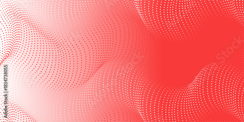 Modern gradient backdrop showing elegant dotted waves, creating a sense of movement and contemporary energy