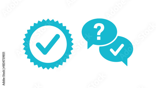 Vector illustration of Check mark icons vector illustration of approval and confirmation symbols isolated on a white background