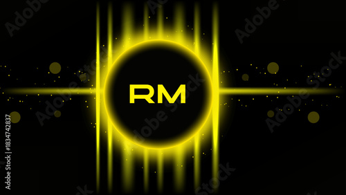 glowing neon light glow