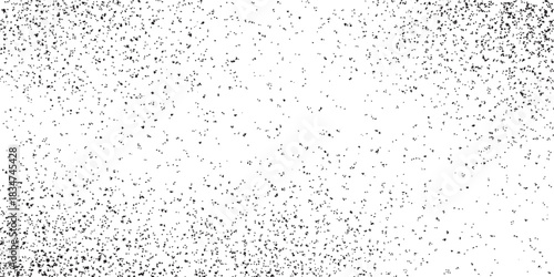 Grungy gritty subtle black splatter, dust,  grain speck grit grunge overlay on white background grain noise Speckle grain dot white paper noise texture
