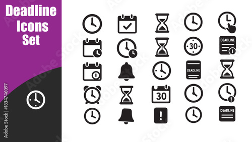 Deadline Icons set