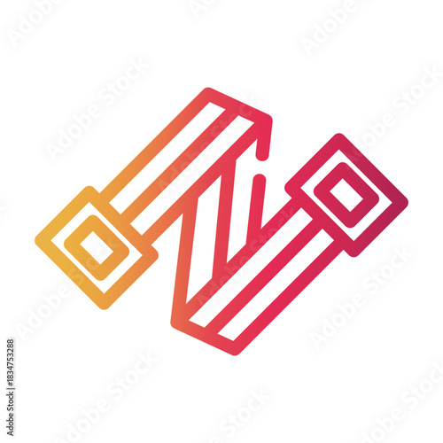 islamic Line Gradient Icon