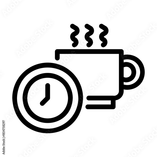 coffee break Line Icon