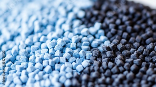 desiccant. Blue desiccant beads color transition, from moist to dry state. STEM education sheets, lab safety posters, designed for biotech research communications, supports STEM education.