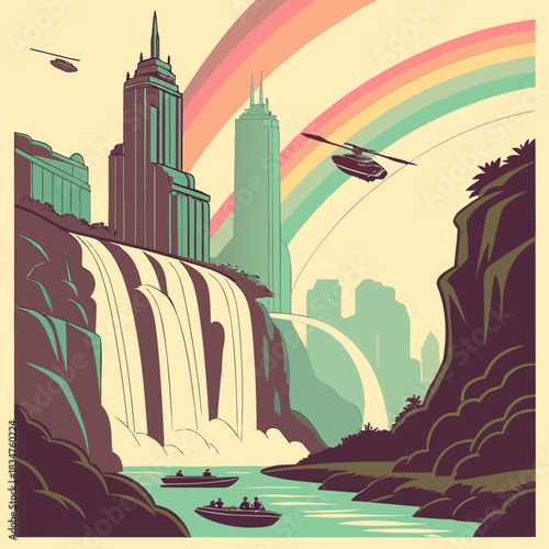 The City Built on a Waterfall