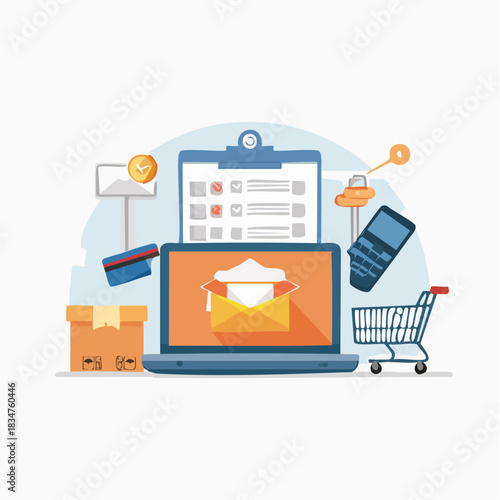 Seamless Online Business Operations Email Marketing, Shopping, and Digital Communication Strategy for E-commerce Platforms