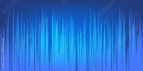 Blue Gradient Abstract With Dynamic Light Streaks, Horizontal Lines, And Motion Energy Background.vector eps10