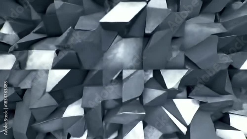 Abstract Geometric Forms - A Dynamic Display of Shapes and Shadows.