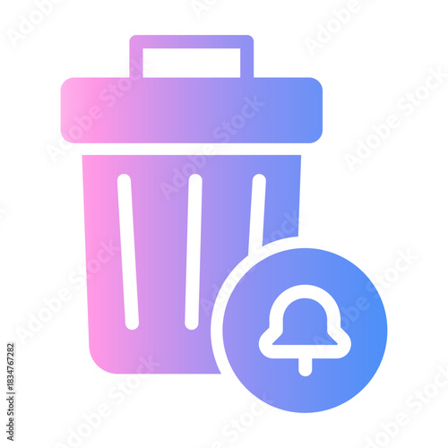 trash Gradient icon
