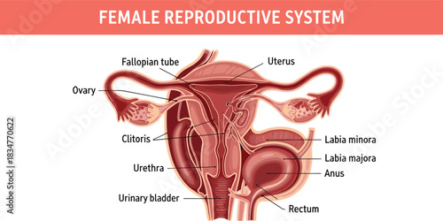 Detailed Medical Vector Diagram of the Internal Male Reproductive Anatomy, Illustrating the Testicle, Seminal Vesicle, Urethra, Ductus Deferens, Urinary 