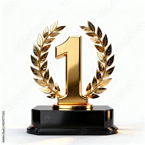 No.1 Winner Trophy – Leadership and Achievement Symbol