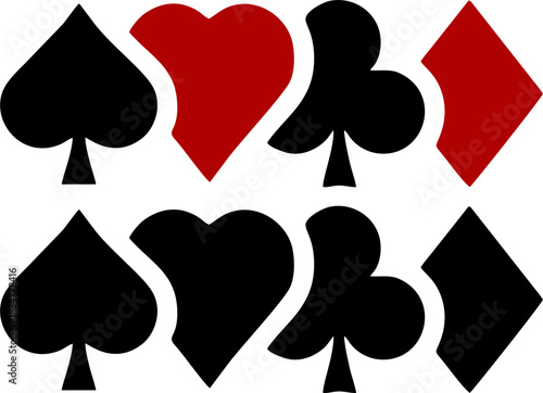 Card Suits (Spade, Heart, Club, Diamond)