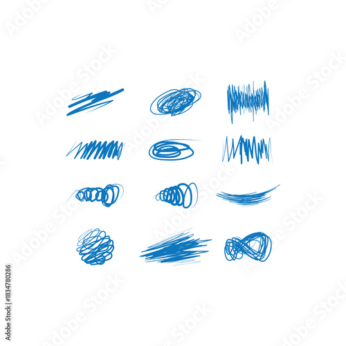 Scrible icon set