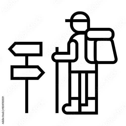 school holidays Line Icon