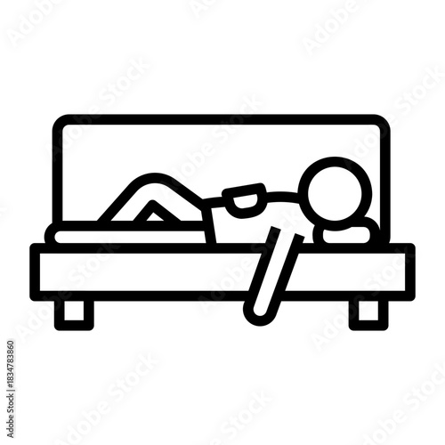 school holidays Line Icon