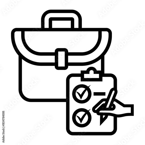 school holidays Line Icon