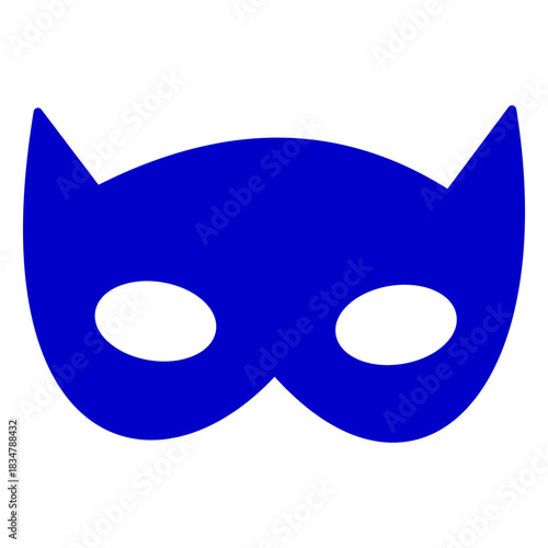 Solid Blue Eye Mask