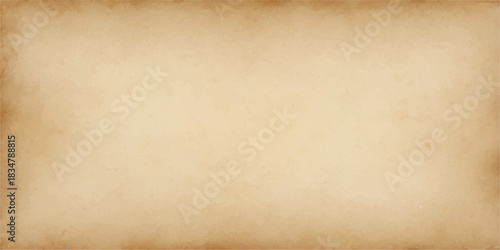 Aged brown paper texture background with grungy sepia stained surface