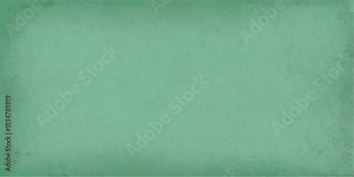 Green grunge paper texture with an aged, rough, and blank vintage canvas surface