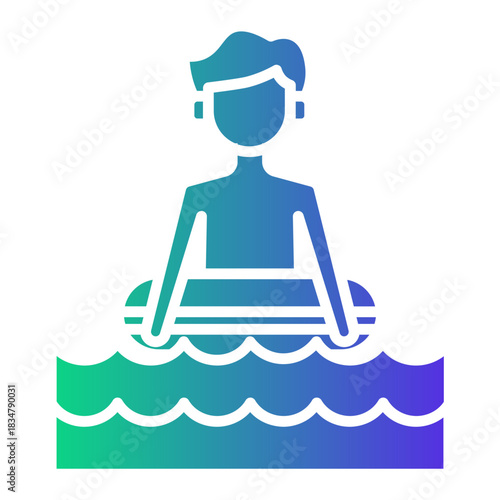 school holidays Gradient icon