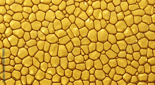 Luxury Golden Organic Geometric Pattern Background