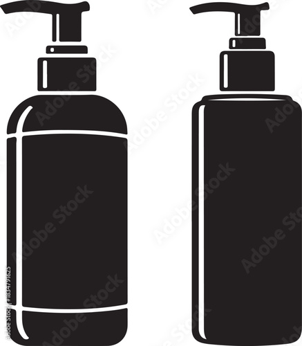 Pump bottle dispenser cosmetic silhouette

Pump liquid soap container packaging

Pump dispenser for lotion or shampoo