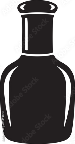 Bottle silhouette long neck condiment

Bottle glass container narrow top

Bottle liquid packaging silhouette isolated