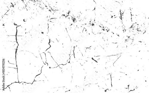 Grunge Cracked Overlay Texture.Distressed Broken Surface Effect for Photo Editing & Graphic Design.