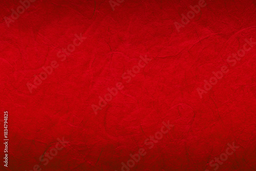 模様が入った赤い和紙