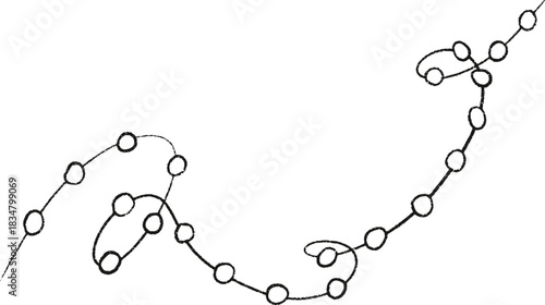 Sketch Christmas String Garland