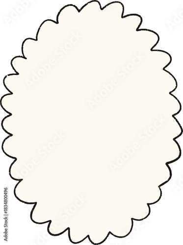 Christmas Whimsical Squiggly Frame