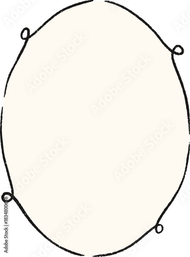 Christmas Whimsical Squiggly Frame