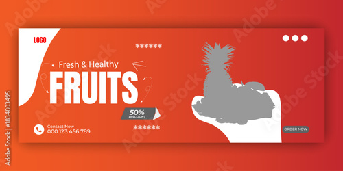 Special Delicious Food Social Media Design Template.