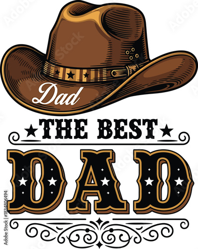 Best Cowboy Western Dad Design