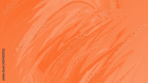 Vibrant Orange Abstract Fluid Texture Background
