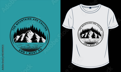 Mountain t-shirt design