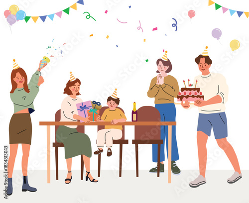 Joyful Family Birthday Celebration