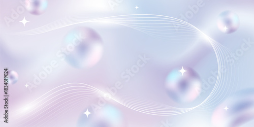Modern vector illustration in soft pastel colors.